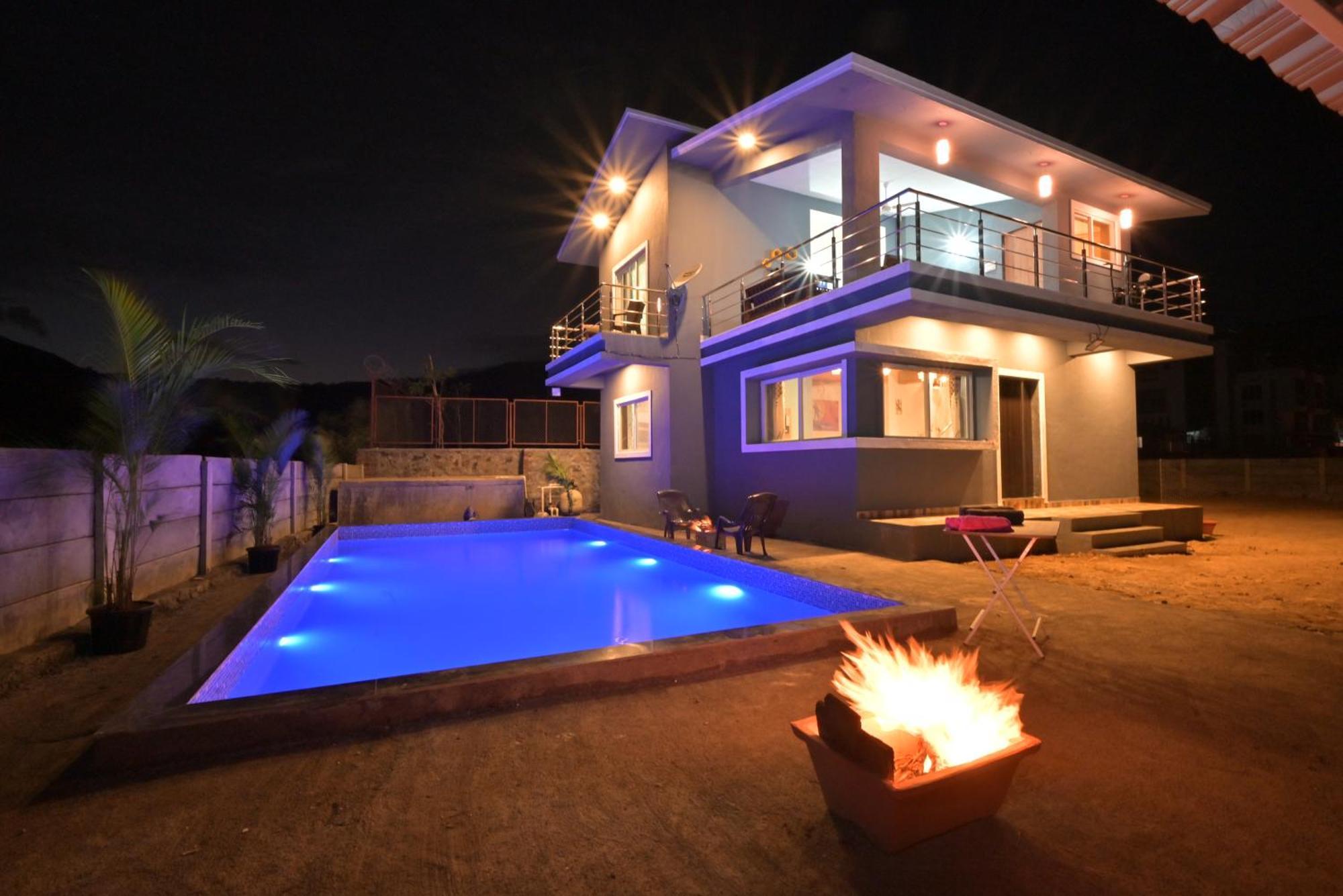 Empyrean Stay II Mirage Villa II Ac II 4Bhk II Largest Pool In Lonavala Li Dış mekan fotoğraf