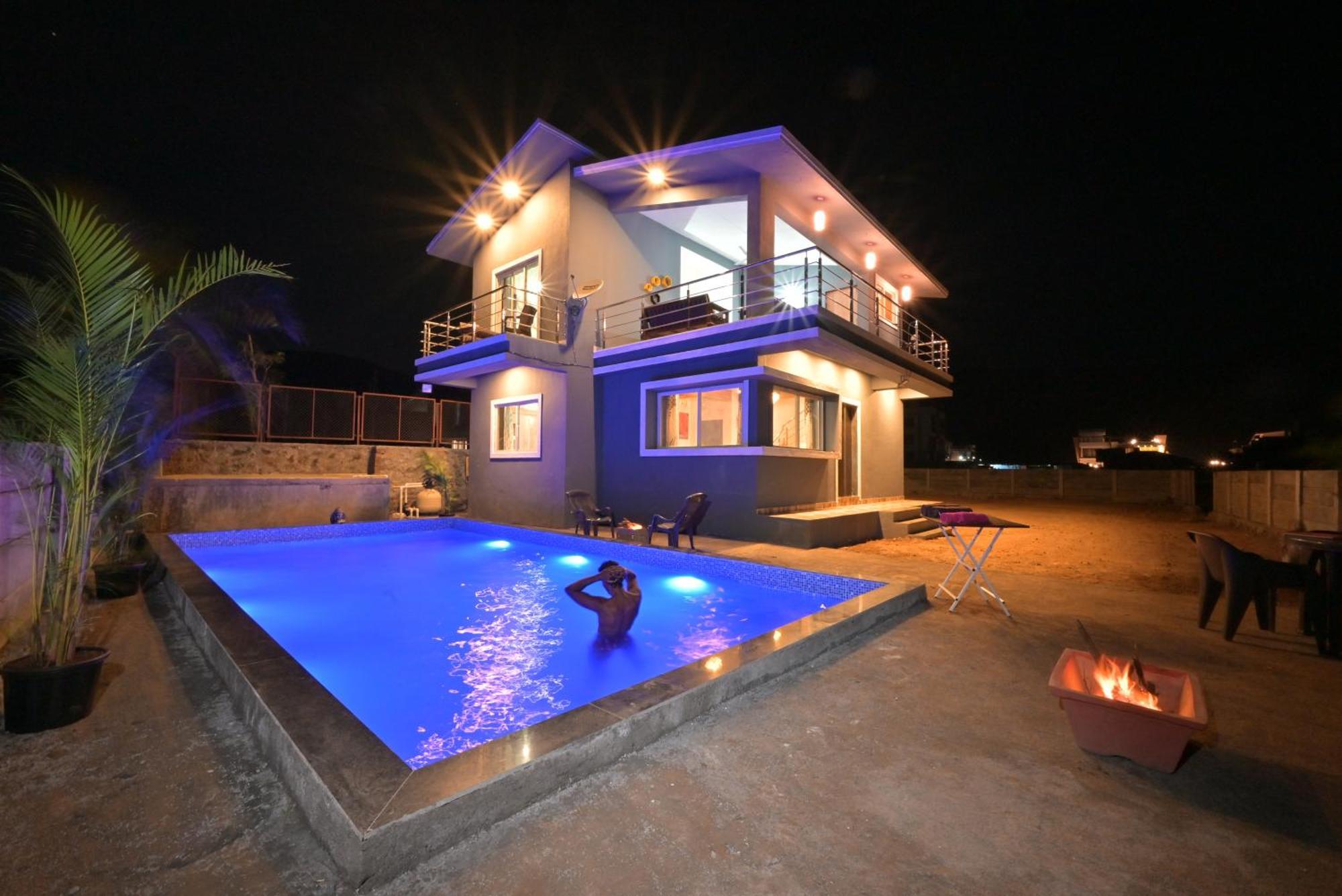 Empyrean Stay II Mirage Villa II Ac II 4Bhk II Largest Pool In Lonavala Li Dış mekan fotoğraf