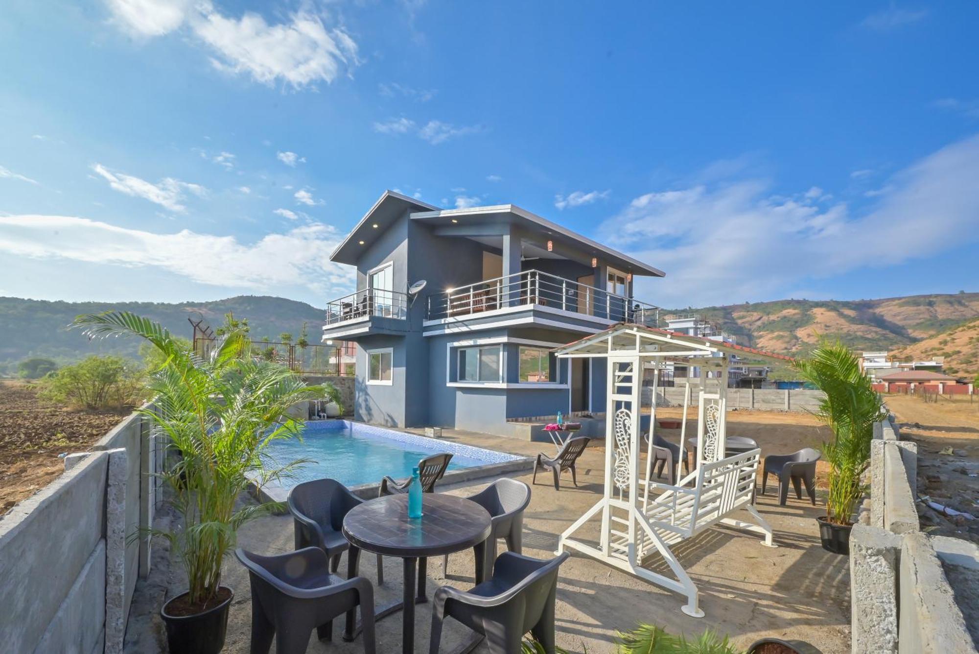 Empyrean Stay II Mirage Villa II Ac II 4Bhk II Largest Pool In Lonavala Li Dış mekan fotoğraf