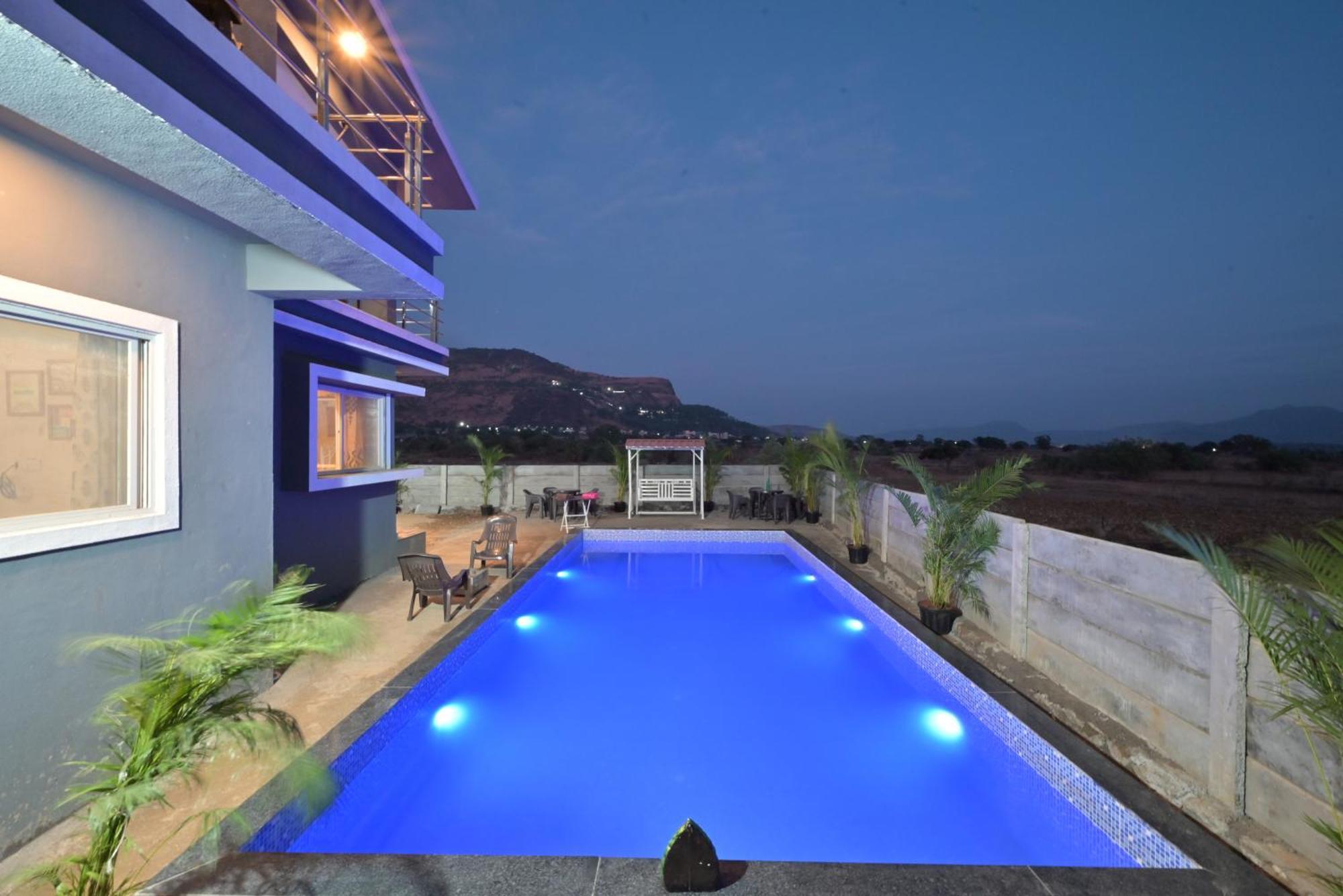 Empyrean Stay II Mirage Villa II Ac II 4Bhk II Largest Pool In Lonavala Li Dış mekan fotoğraf