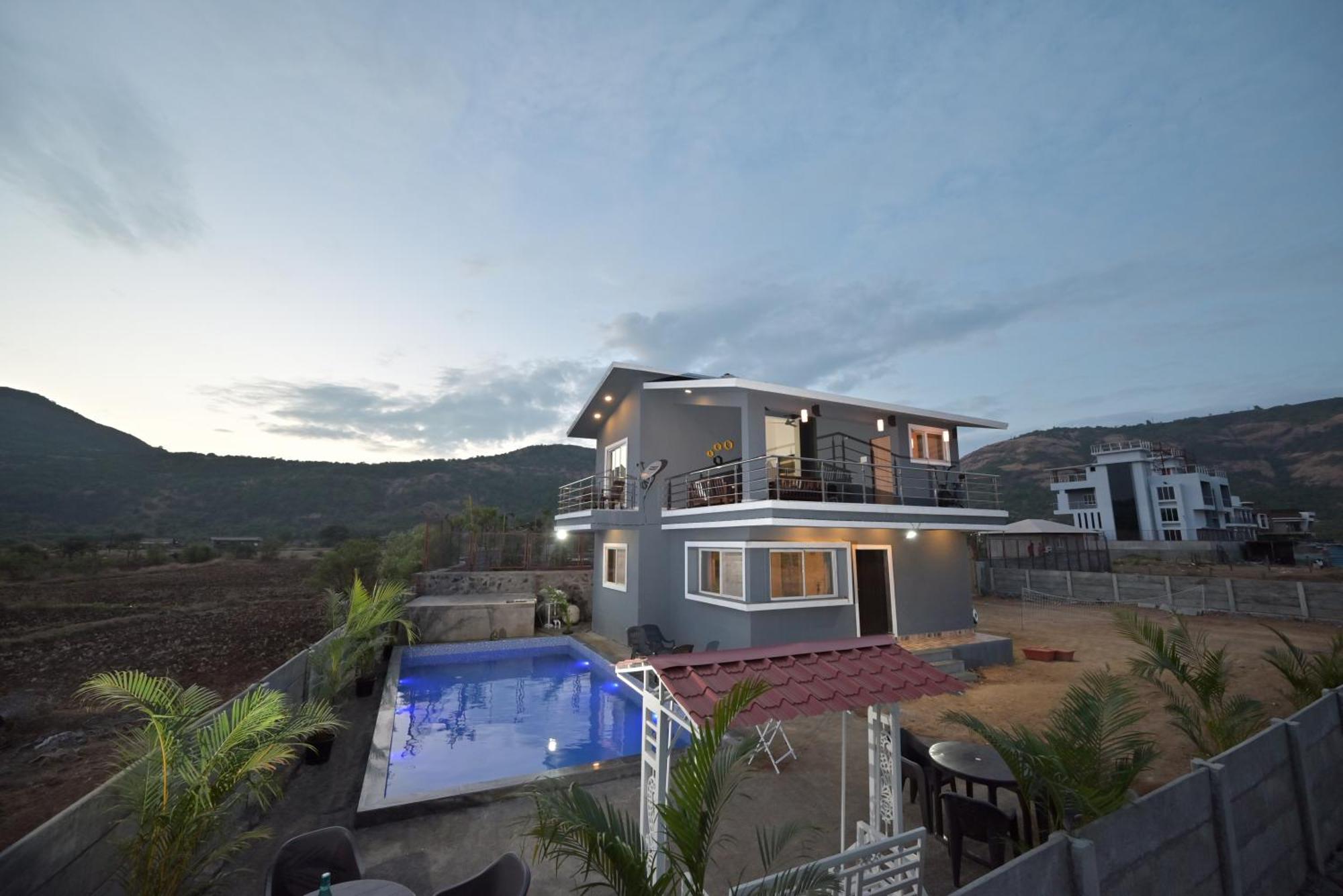 Empyrean Stay II Mirage Villa II Ac II 4Bhk II Largest Pool In Lonavala Li Dış mekan fotoğraf