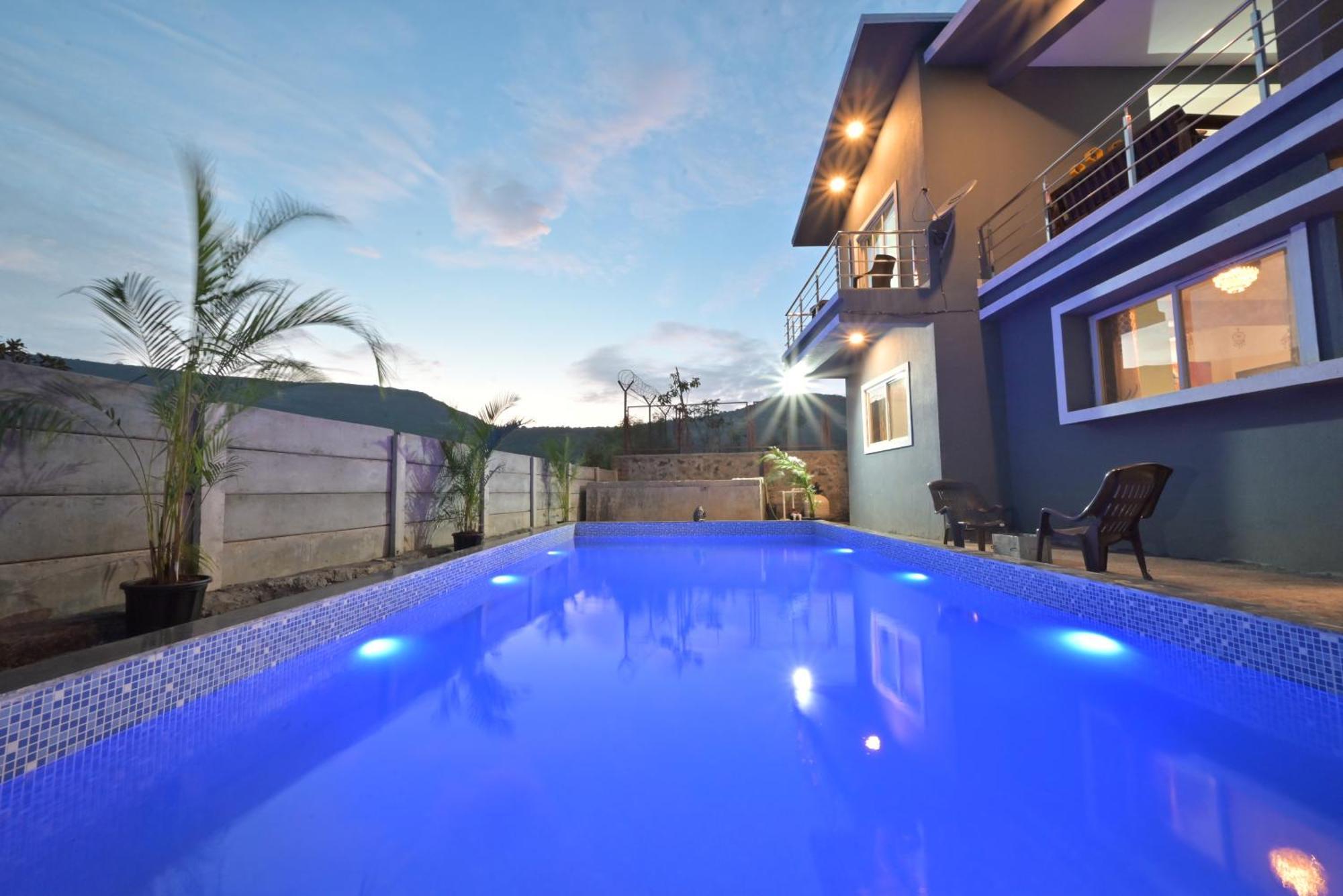 Empyrean Stay II Mirage Villa II Ac II 4Bhk II Largest Pool In Lonavala Li Dış mekan fotoğraf